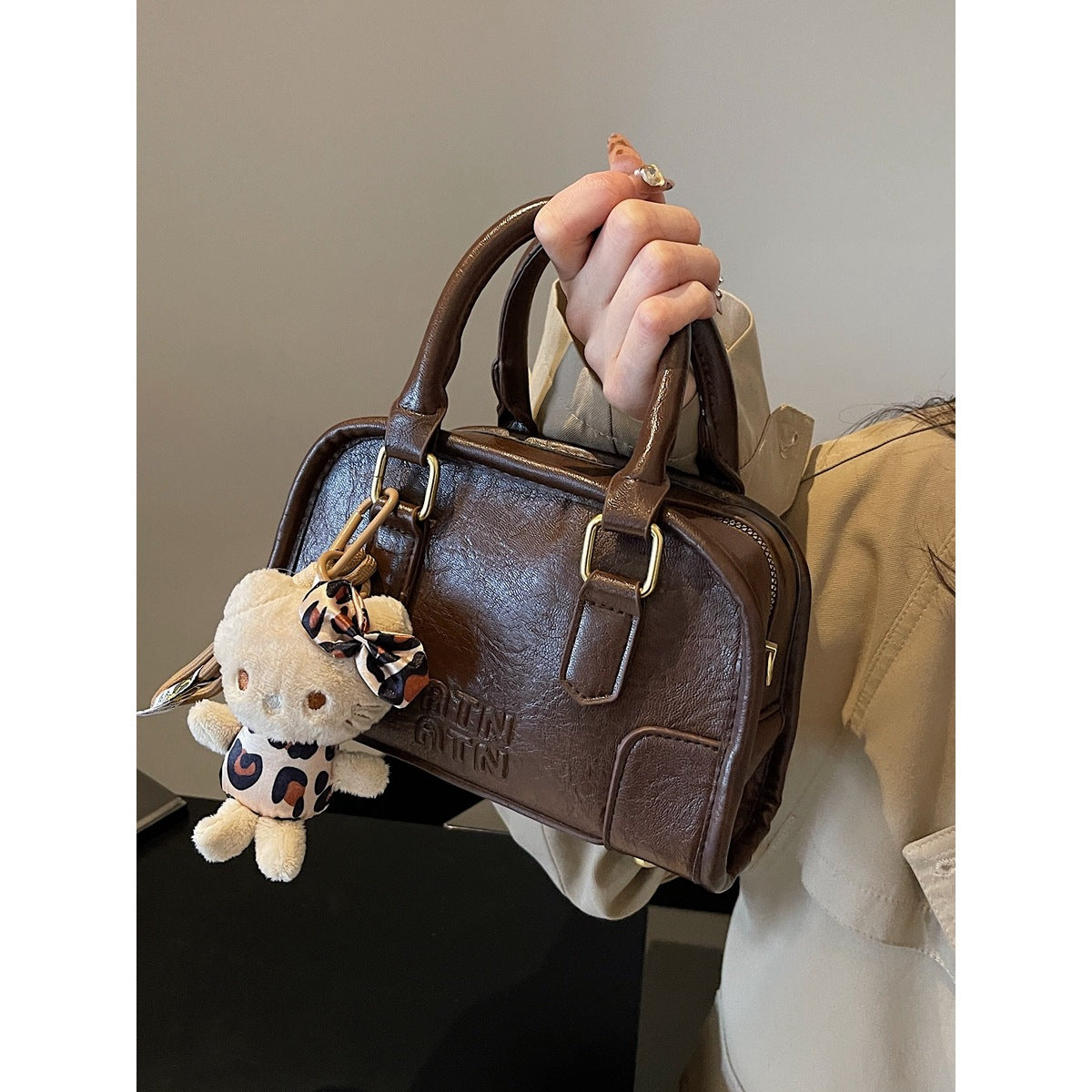 Stylische Mini Handheld Satchel Brehn