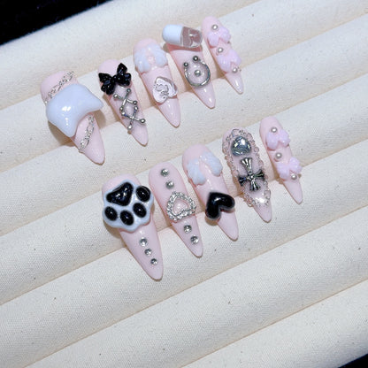 Premium dekorative 3D Nagelkunst Tipps
