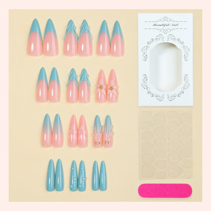 Kunstnagelset mit filigranen Designs Brehn