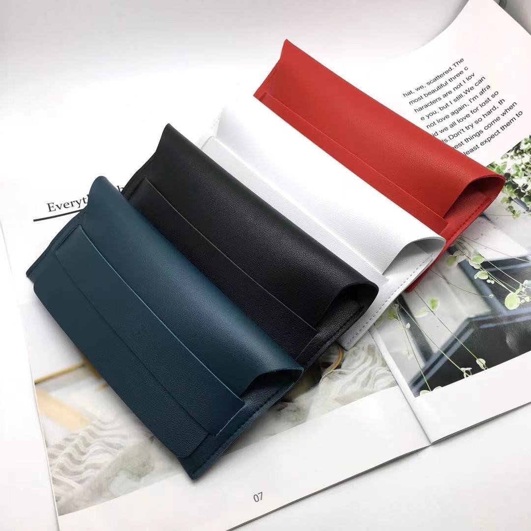 Faltbare synthetische Leder Sonnenbrille Etui Brehn