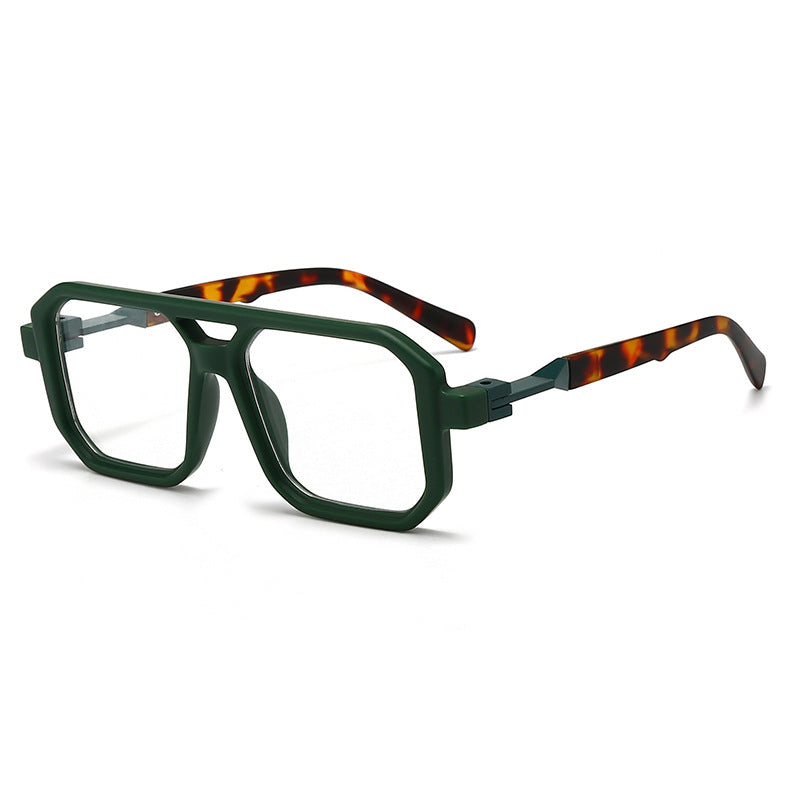 Damen stilvolle oversized Sonnenbrille mit geometrischem Rahmen Brehn