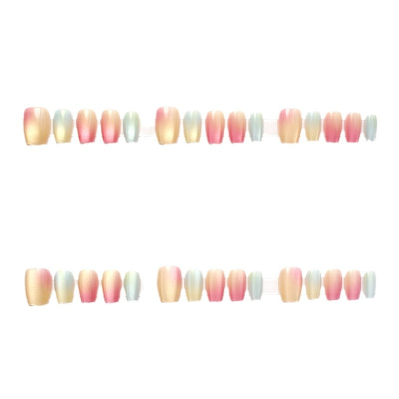 Ombre Effekt Press-On Nagelset Brehn