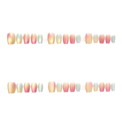 Ombre Effekt Press-On Nagelset Brehn