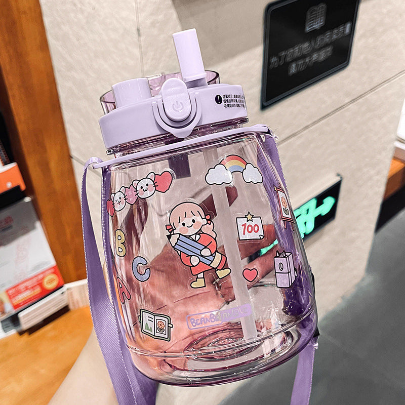 Damen Verspielte Trinkflasche mit tierischem Design Brehn