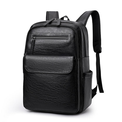 Langlebiger Leder Laptop Rucksack