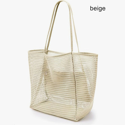 Geräumige Mesh Strandtasche Brehn