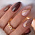Press-On Nagelkunst-Set mit elegantem Marmor- und Glitzerakzenten Brehn