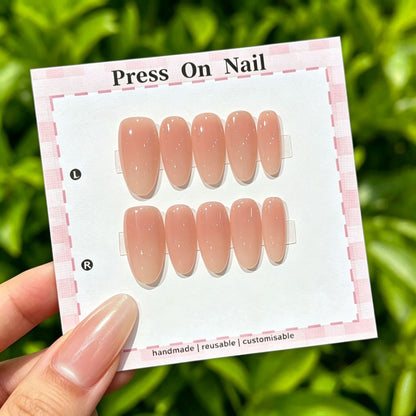 Anpassbare Ombre Press-On Nägel