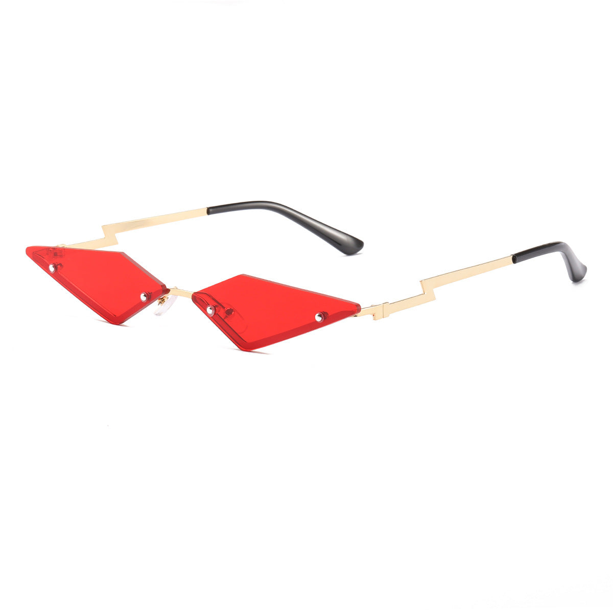 Damen Designer-Sonnenbrille mit futuristischem Rahmen Brehn