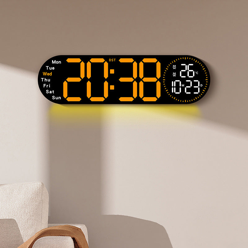 Digitaler Multifunktionswecker mit Temperatur und Wetteranzeige Brehn