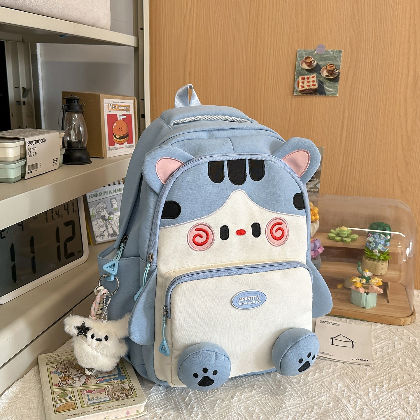 Kinder Süße Plüsch Tier-Themen Schulrucksack