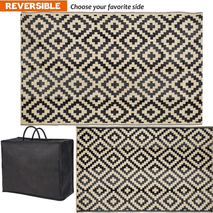 Geometrisch gemusterter Outdoor-Teppich