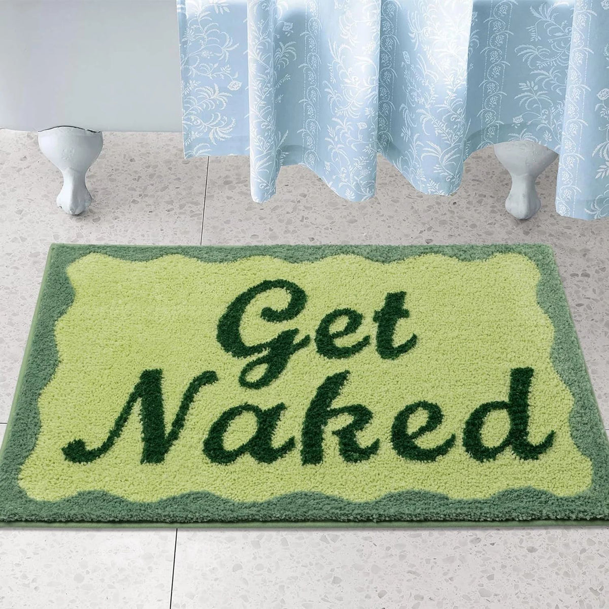 Plüsch Badezimmer Badeteppich