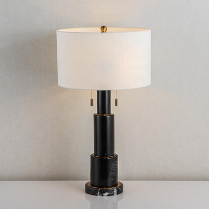Moderne Minimalistische Tischlampe mit Texturiertem Schirm