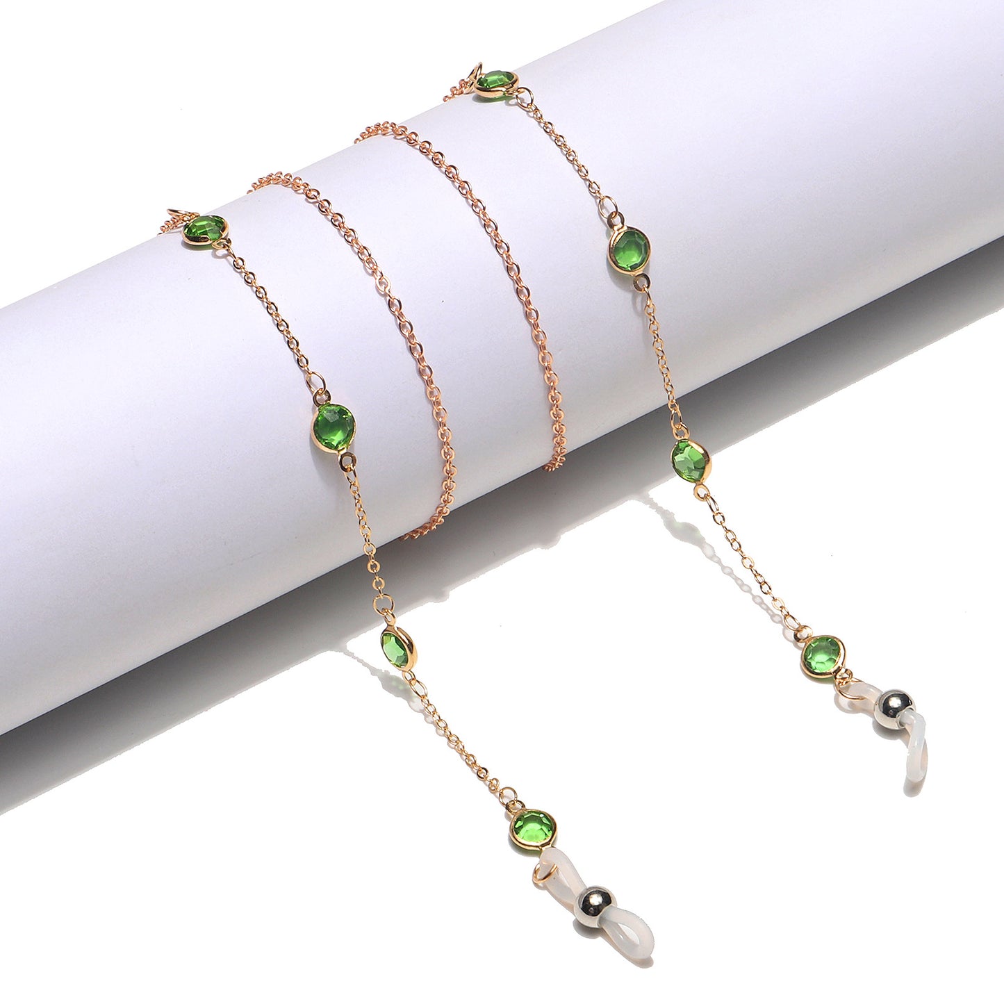 Elegante Edelstein Brillen Kette Brehn