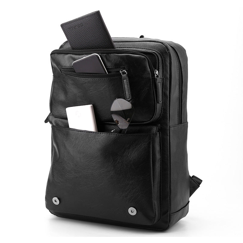 Stylischer Leder-Rucksack Brehn