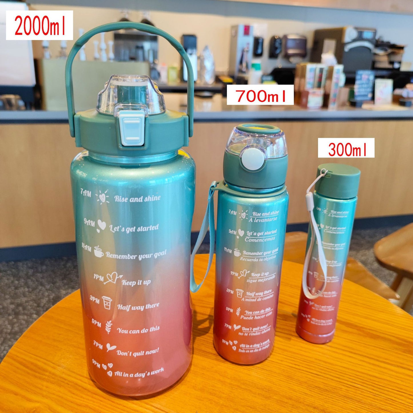 Damen Motivations Trinkflasche Brehn