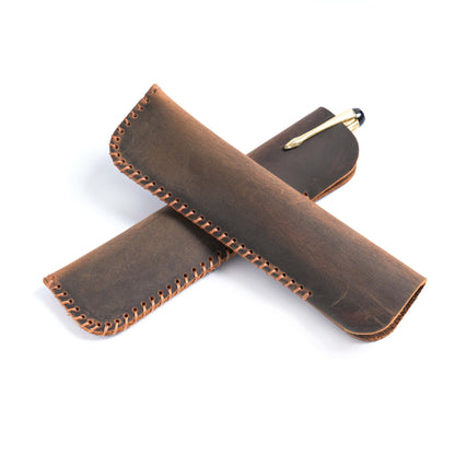 Premium Leder Bleistifttasche