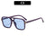 Moderne Statement Quadrat Sonnenbrille