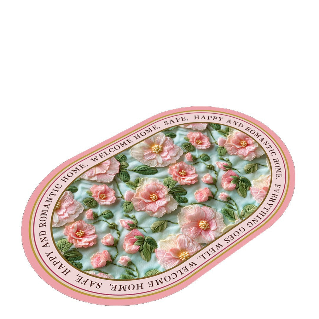 Florales Design Badteppich Brehn