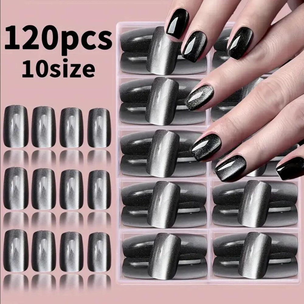 Cat-Eye Press-On Nail Set Brehn