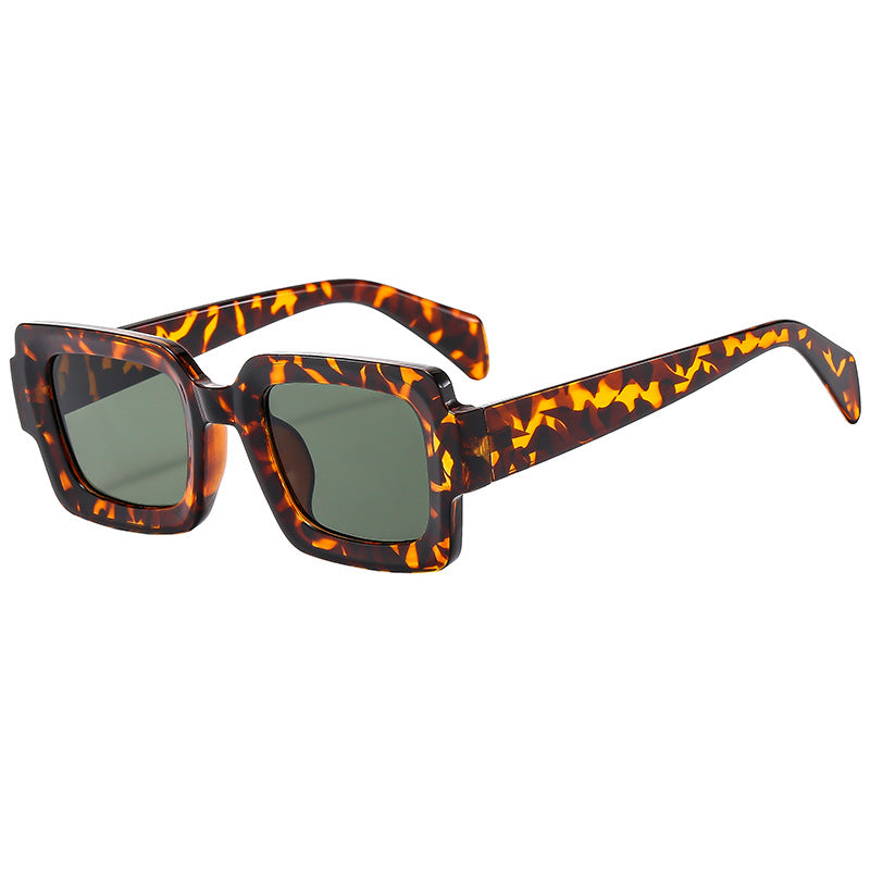 Damen Modische rechteckige Sonnenbrille mit eleganter Rahmendesign Brehn