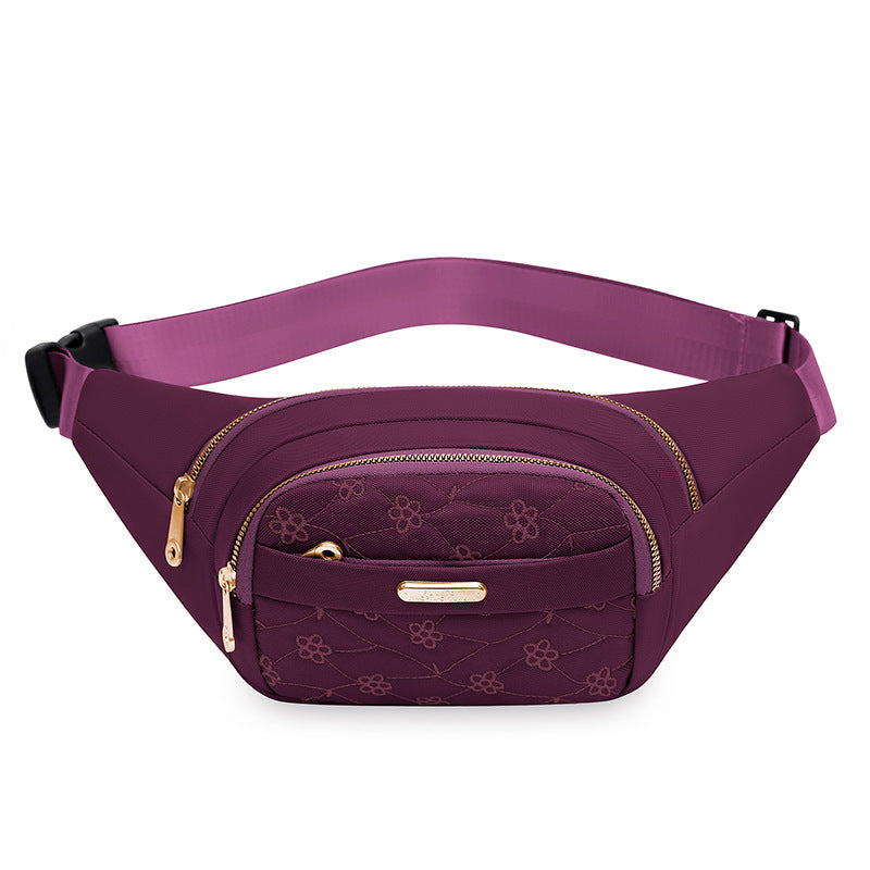Elegante floral designte Gürteltasche Brehn