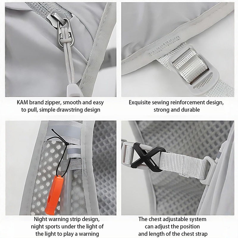 Sportlicher Hydration Rucksack mit Atmungsaktiven Netzeinsätzen Brehn