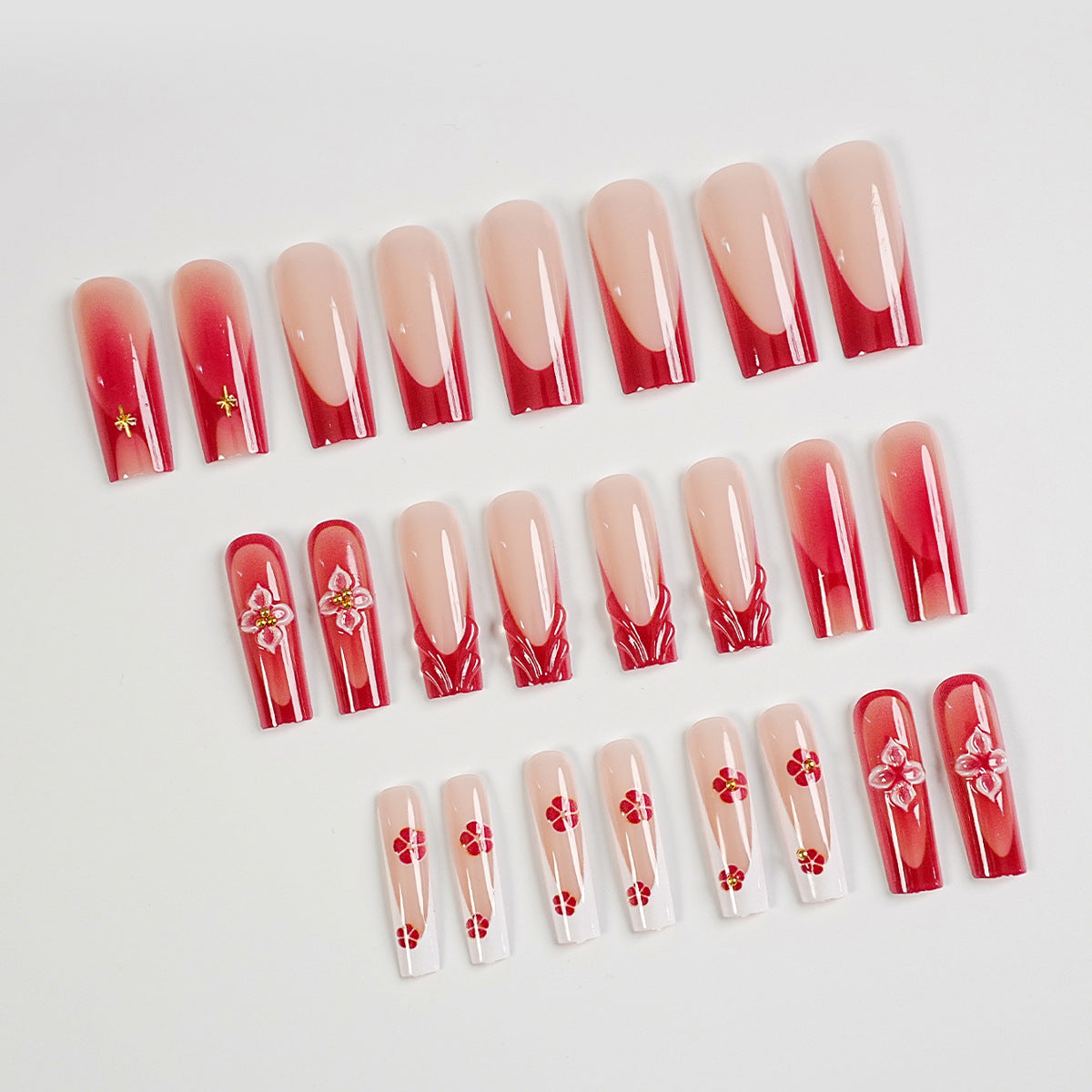 Premium Dekorative Press-On Nagelkunst Kollektion