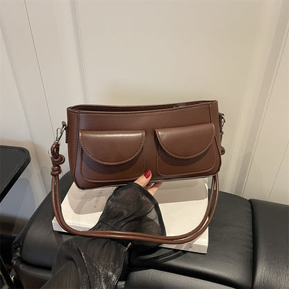 Stylische Mehrfach-Taschen Umhängetasche