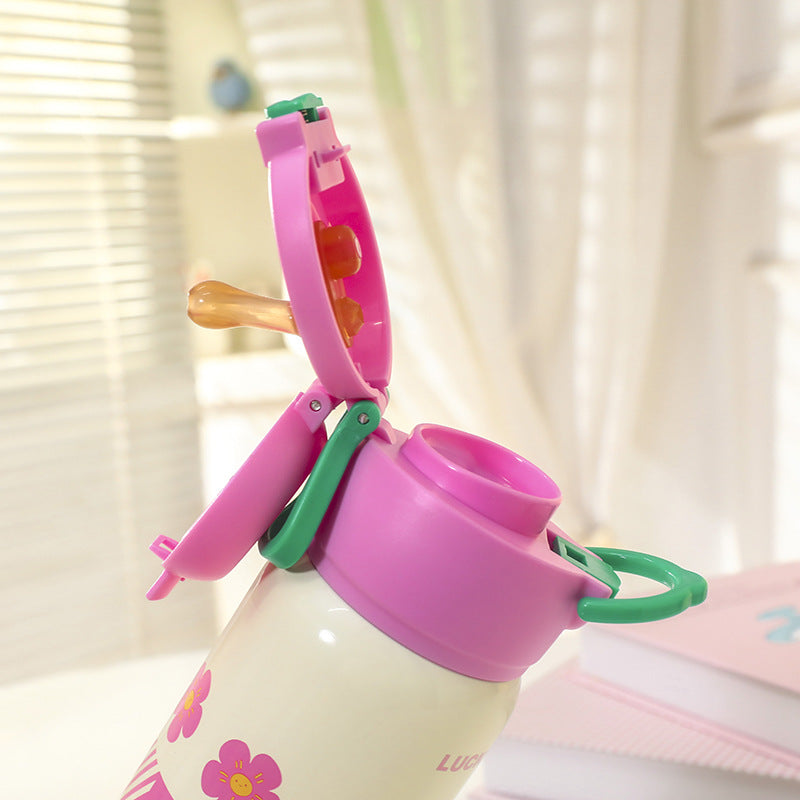 Unisex Isolierte Trinkflasche mit süßem Tierdesign Brehn