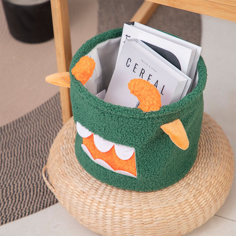 Aufbewahrungskorb im niedlichen Monsterdesign