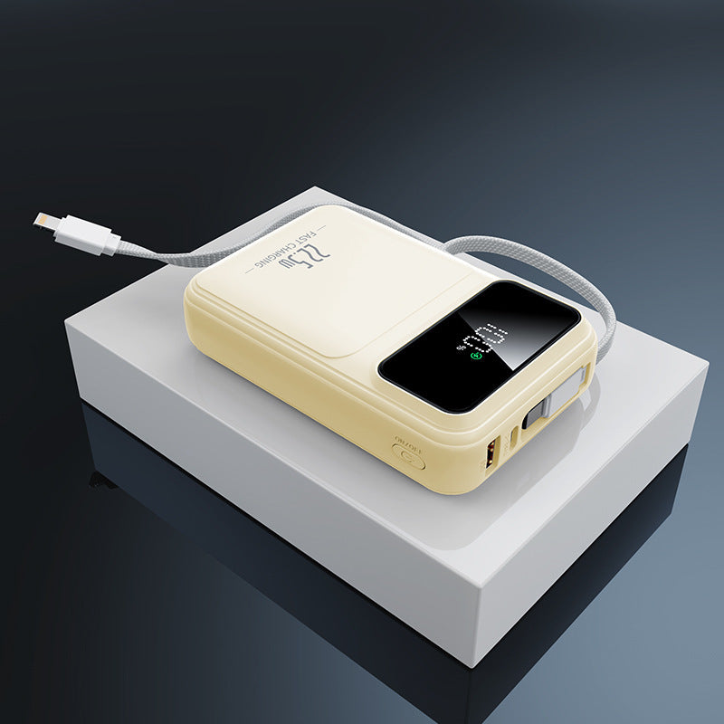 Tragbare Powerbank mit Digitaler Ladestandanzeige und Schnellladefunktion Brehn