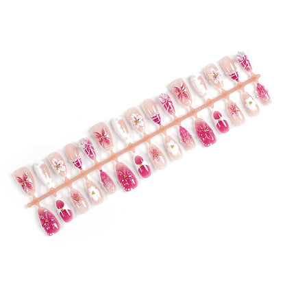 Premium Press-On Nail Art Kit mit Zubehör