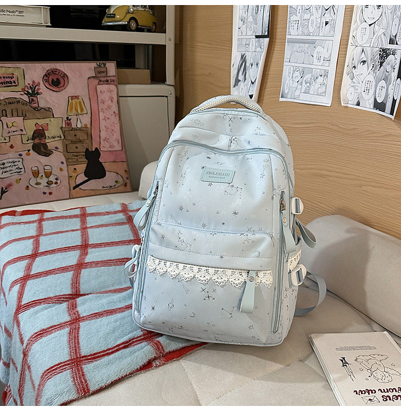 Eleganter Multi-Compartment-Schulrucksack