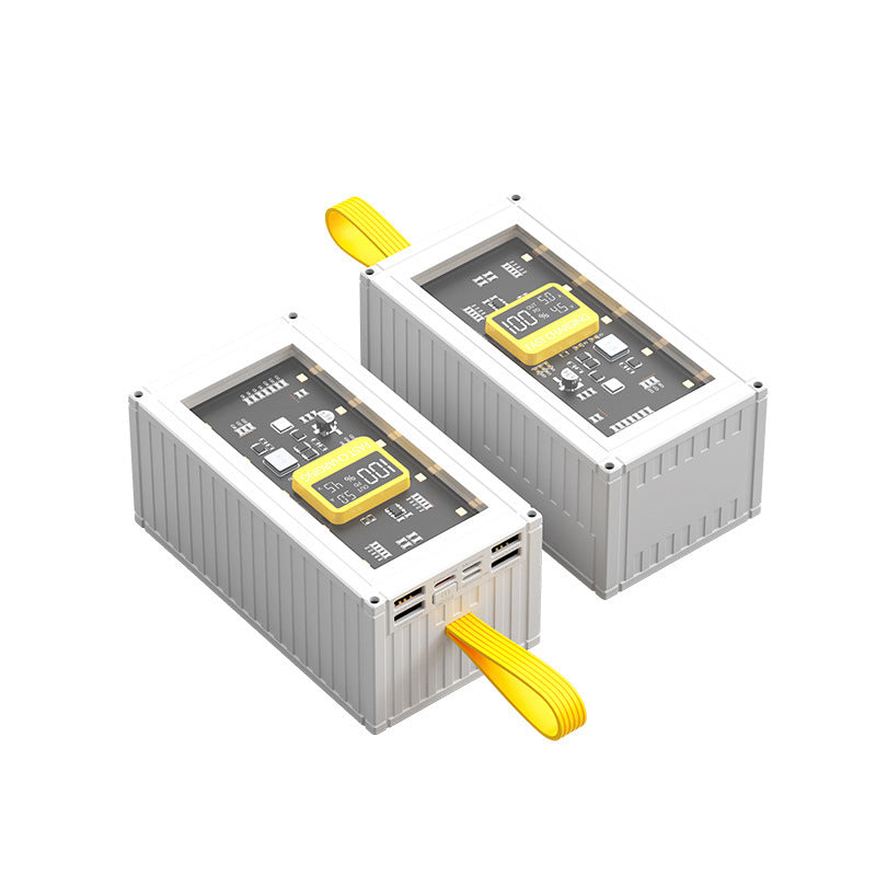 Tragbare Powerbank mit Digitaler Ladeanzeige und Schnellladefunktion Brehn
