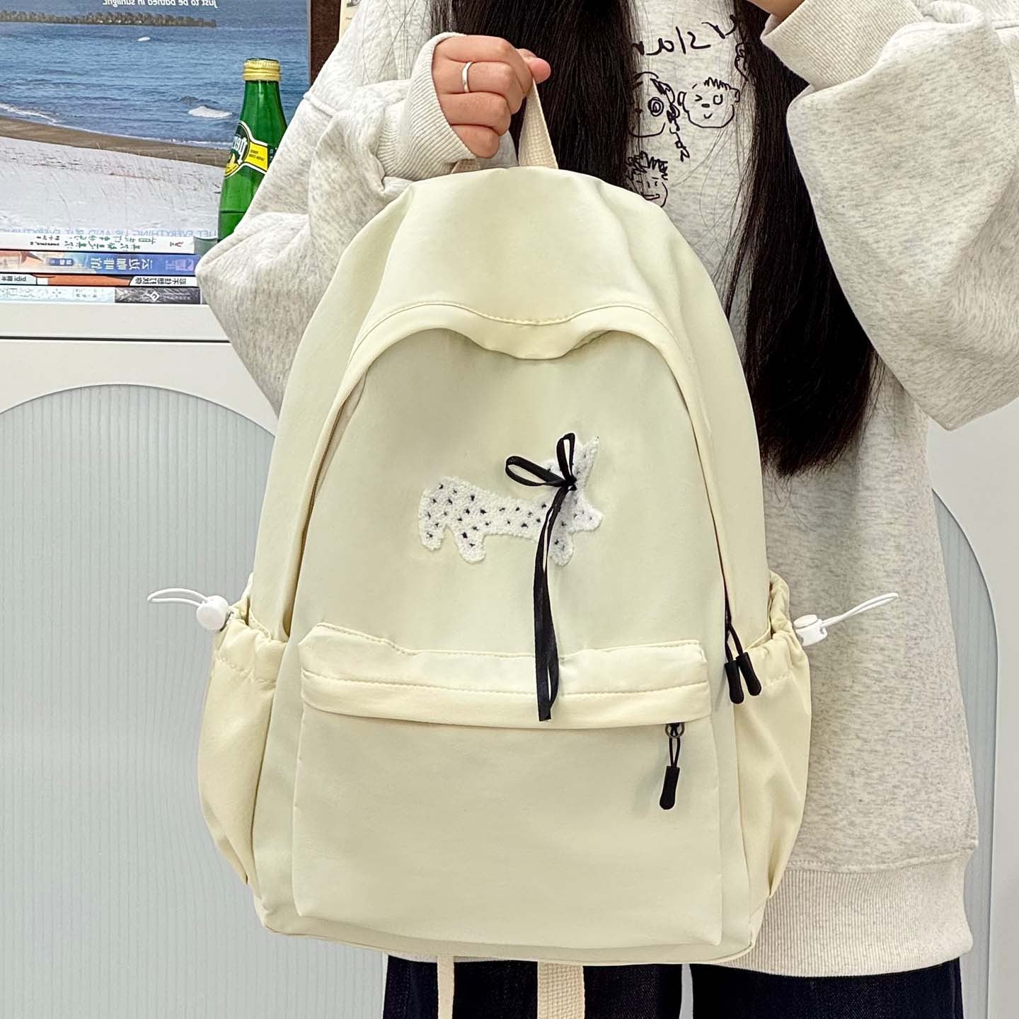 Rucksack mit Einzigartigem Hundemotiv und Praktischen Fächern Brehn