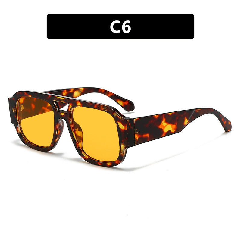 Damen moderne Sonnenbrille im eleganten Rechteckdesign Brehn