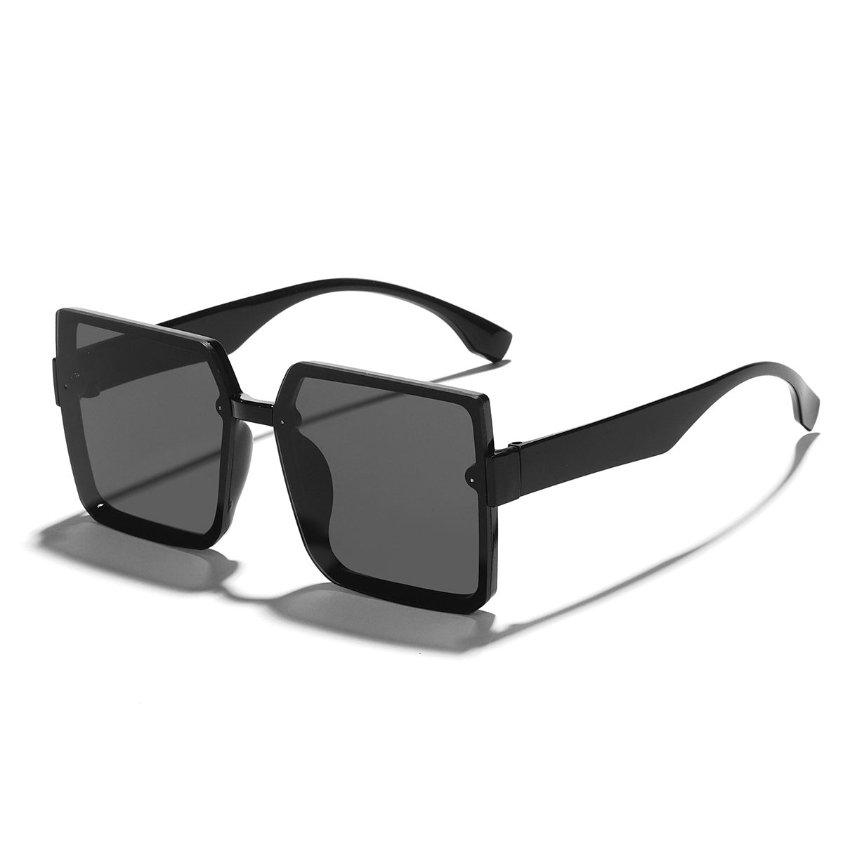 Damen Quadrat-Sonnenbrille mit retro-inspiriertem Design und weichen Gläsern Brehn