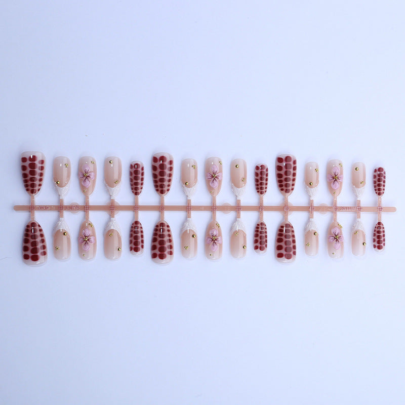 Floral Art Press-On Nail Set Brehn