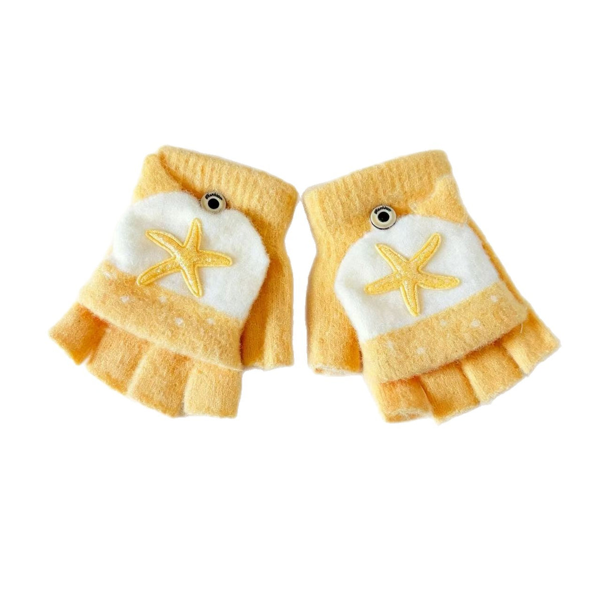 Niedliche Cartoon-Themen-Fingerlose Handschuhe Brehn