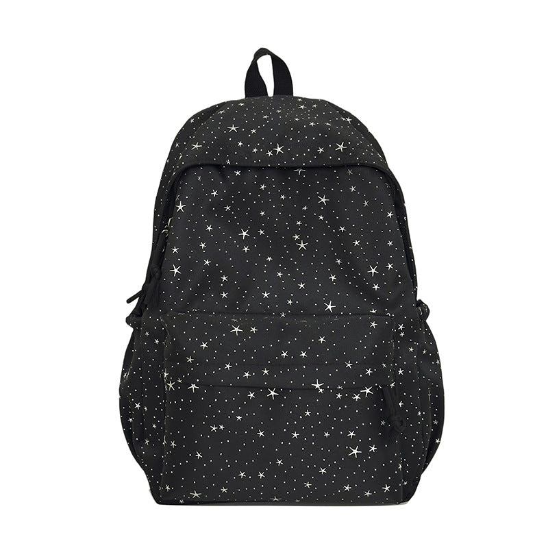 Rucksack Aus Strapazierfähigem Material mit Glitzernden Sternen Brehn