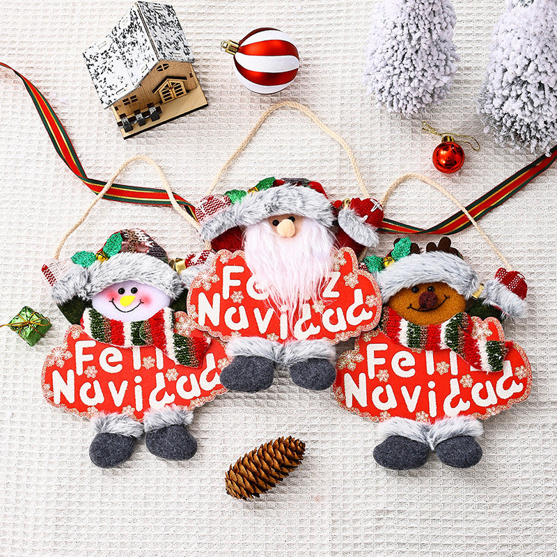 Festliche Weihnachtsbaumdekoration mit Schneemann-Motiv Brehn