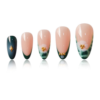 Stylisches künstlerisches Gel-Nageldesign Brehn