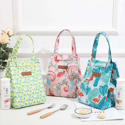 Stylische Blumengeschützte Lunch-Tasche