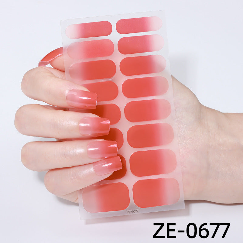 Gradient Gel Nagel Wraps