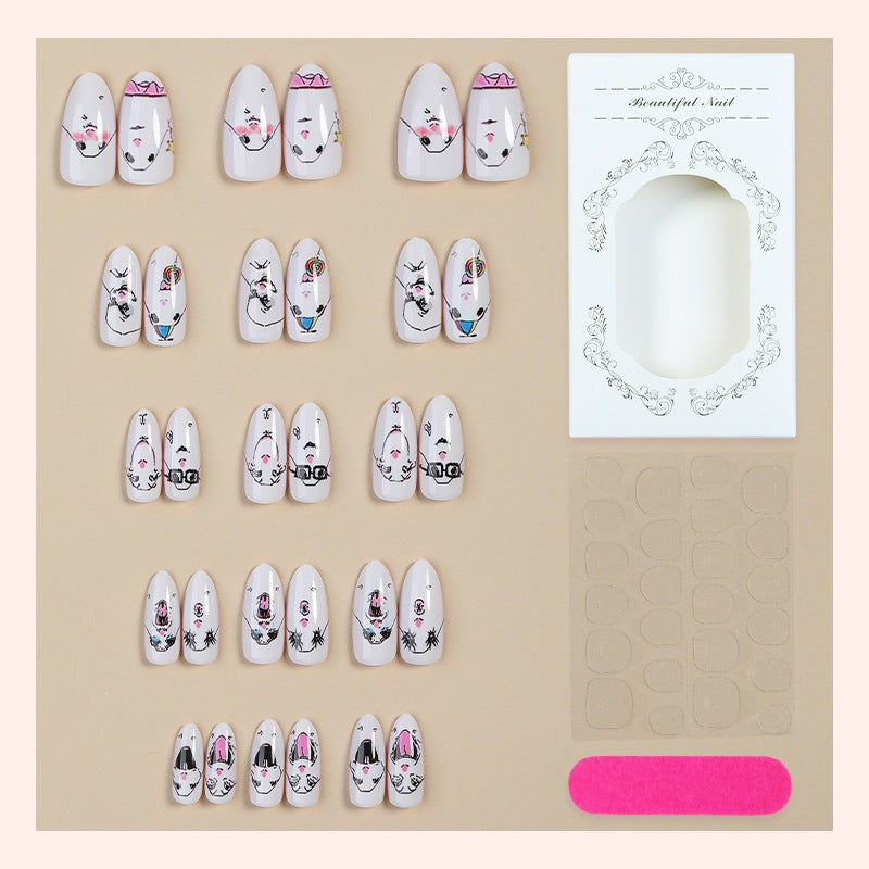 Kunstnagelset mit verspieltem Tierdesign Brehn
