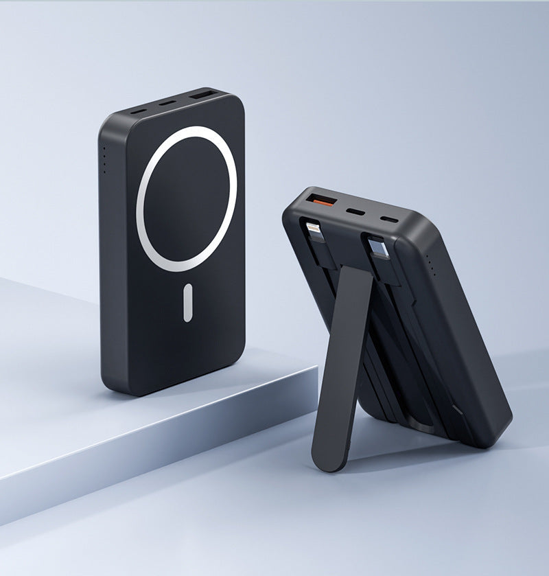Magnetische Tragbare Powerbank mit Standfunktion Brehn