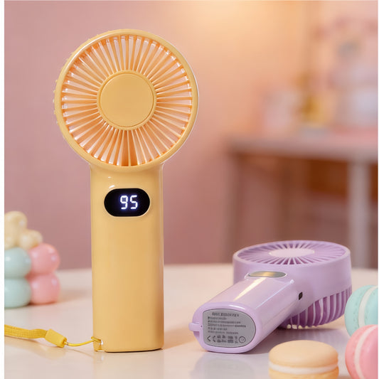 Damen Tragbarer Handventilator mit digitaler Geschwindigkeitsanzeige Brehn 1781544653