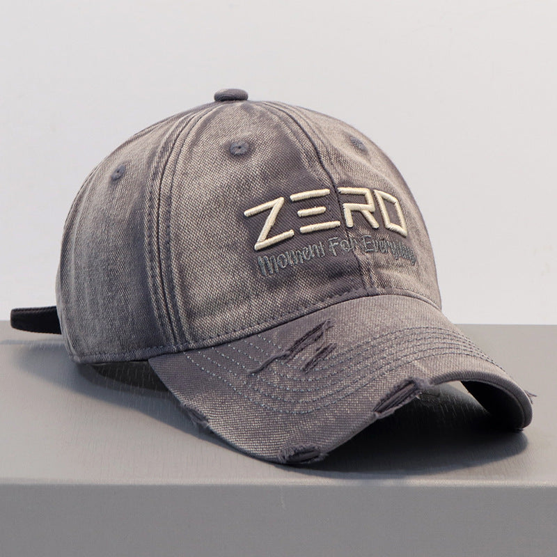 Herren Distressed Baumwoll Baseball Cap Brehn 1784270076
